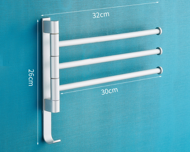 Illuminate Your Space with Radiant Elegance Towel Rack