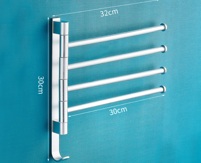 Illuminate Your Space with Radiant Elegance Towel Rack