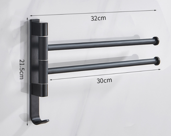 Illuminate Your Space with Radiant Elegance Towel Rack