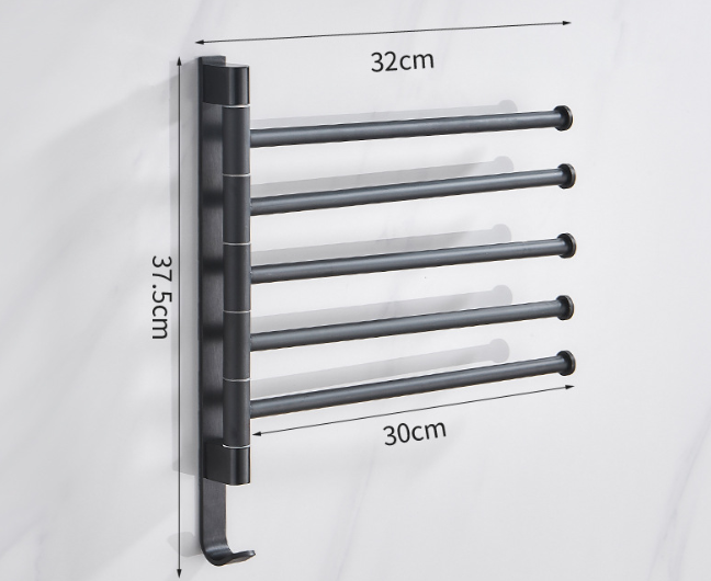 Illuminate Your Space with Radiant Elegance Towel Rack