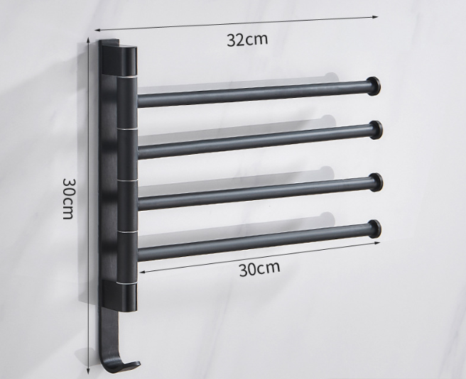 Illuminate Your Space with Radiant Elegance Towel Rack