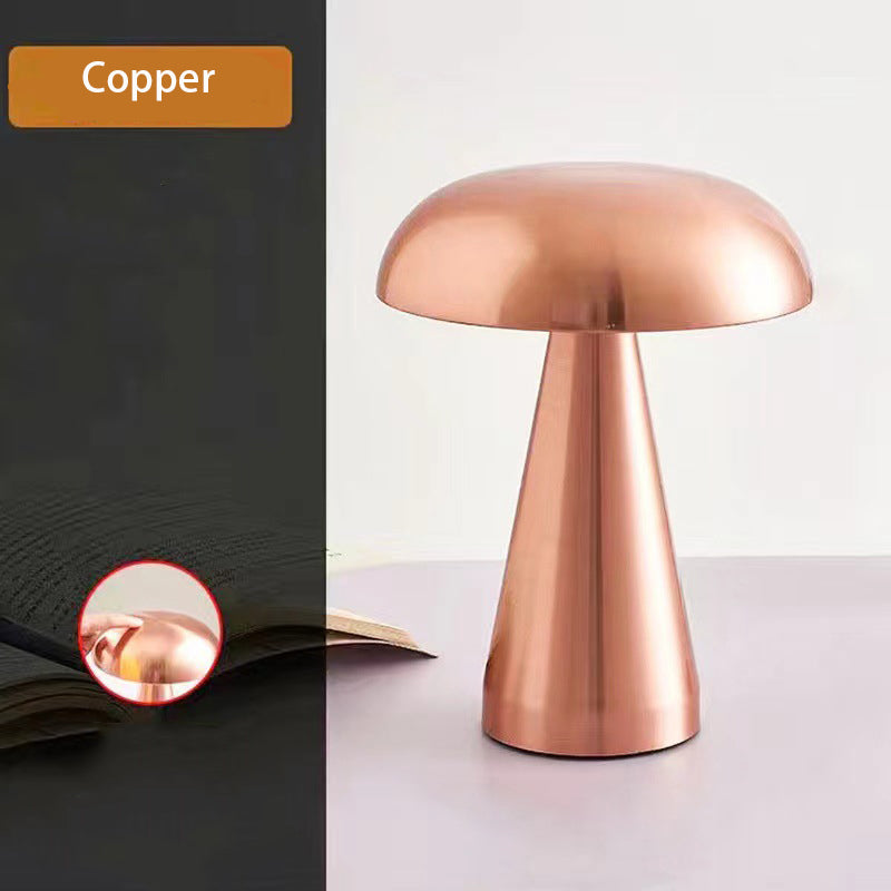 Portable LED Mushroom Bud Touch Table Lamp