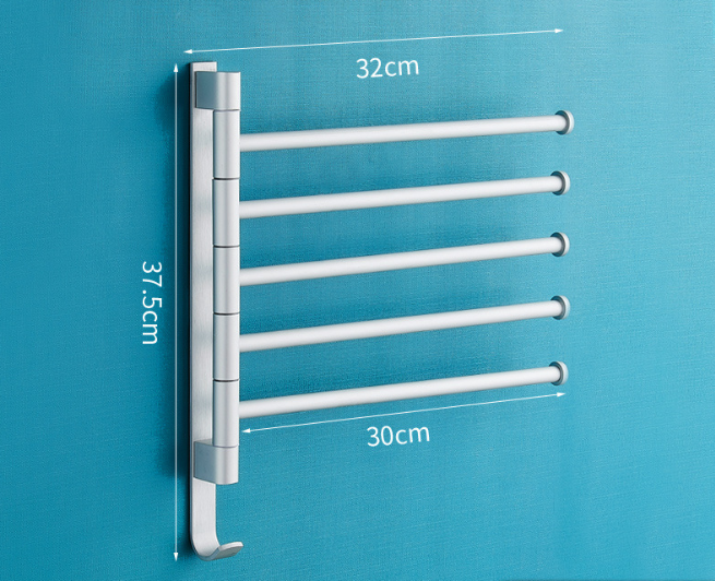 Illuminate Your Space with Radiant Elegance Towel Rack