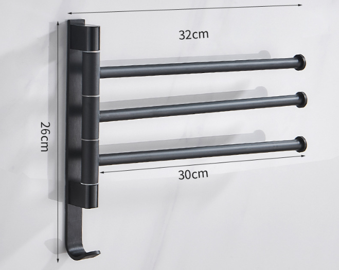 Illuminate Your Space with Radiant Elegance Towel Rack