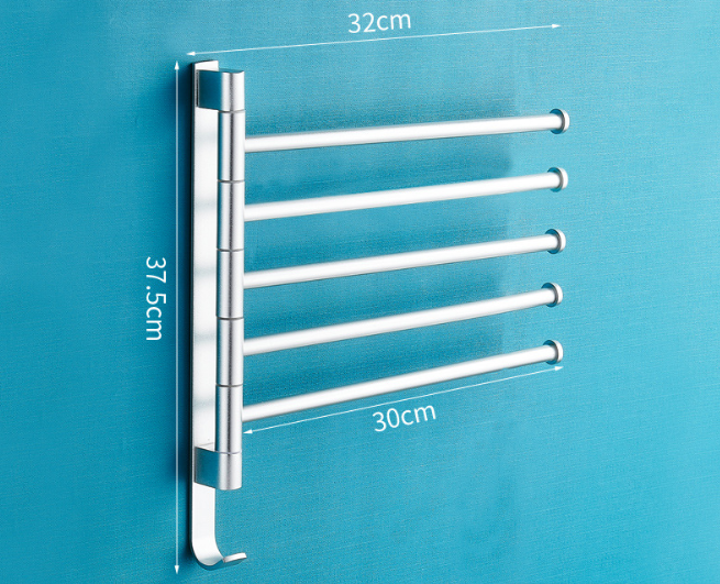 Illuminate Your Space with Radiant Elegance Towel Rack