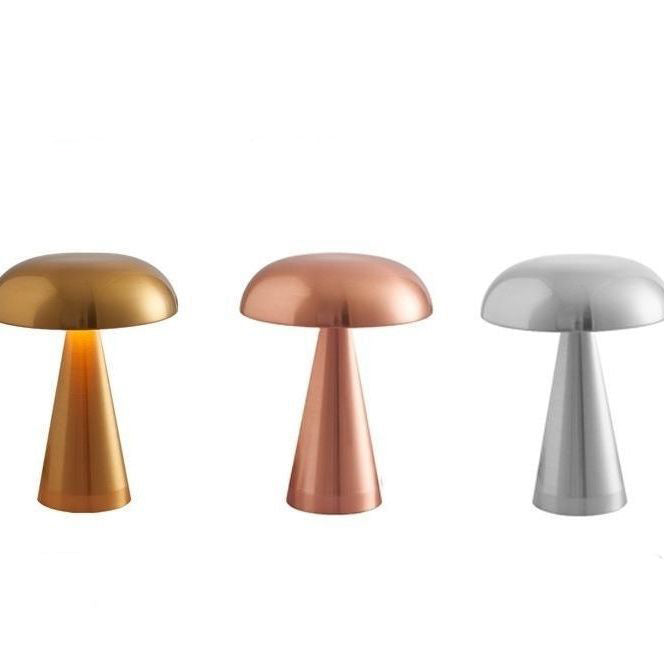 Portable LED Mushroom Bud Touch Table Lamp