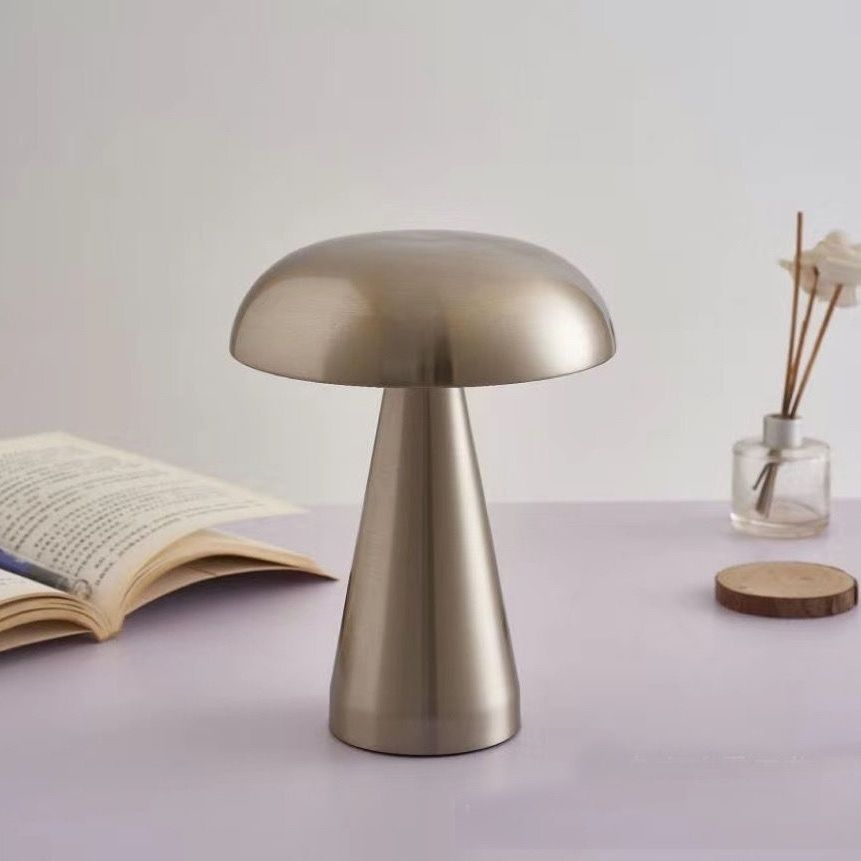 Portable LED Mushroom Bud Touch Table Lamp