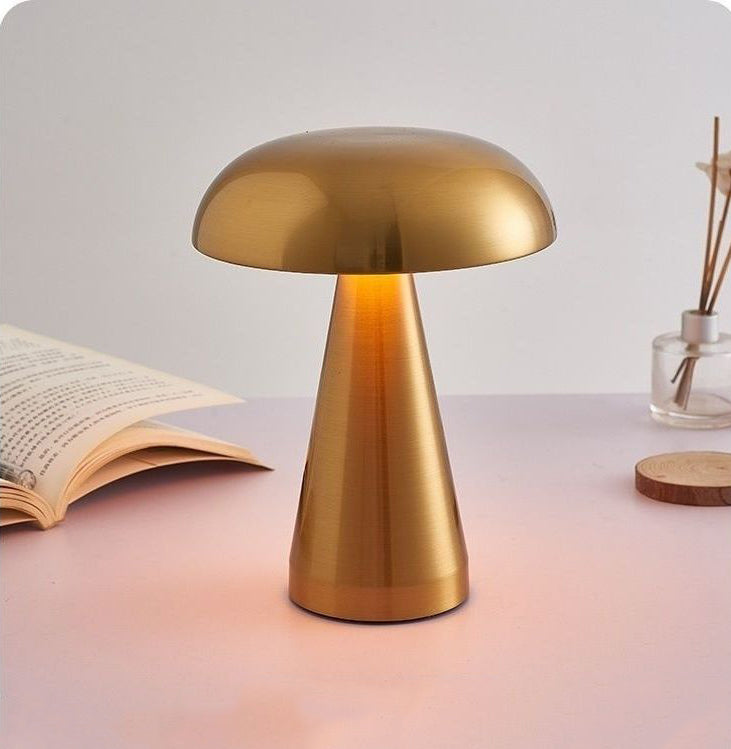 Portable LED Mushroom Bud Touch Table Lamp