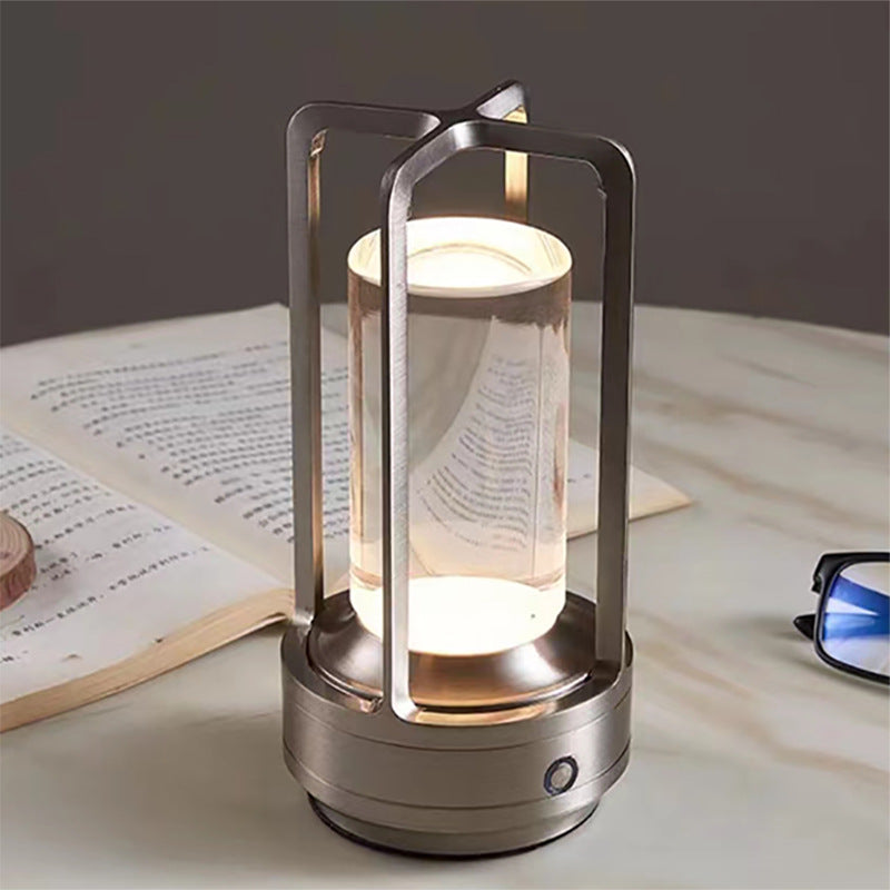 Crystal Lantern Table Lamp